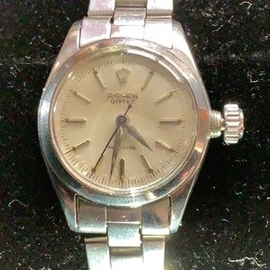 1930’s Ladies windup Oyster perpetual watch.  Working.